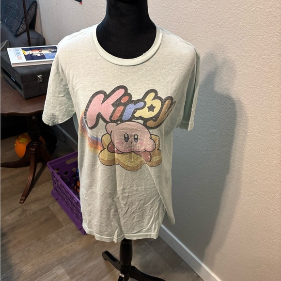 Tops - Kirby Kids T-Shirt - Light Blue
